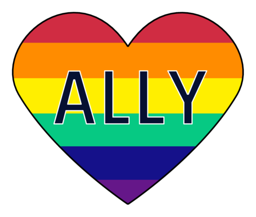 LGBTQ Ally heart